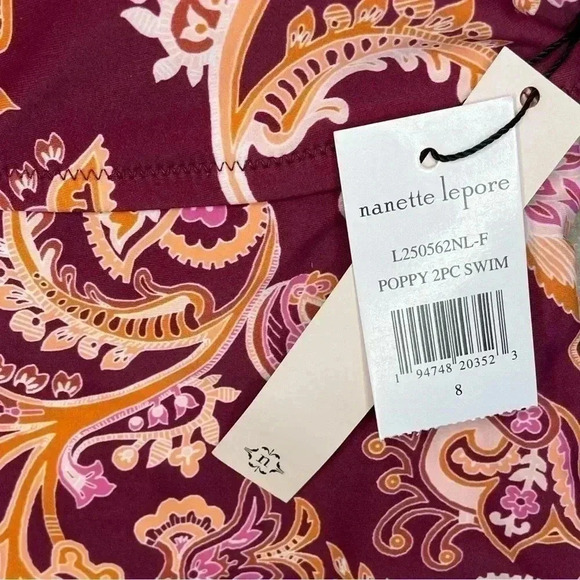 Nanette Lapore Cheeky tankini sz 8 - Picture 2 of 6